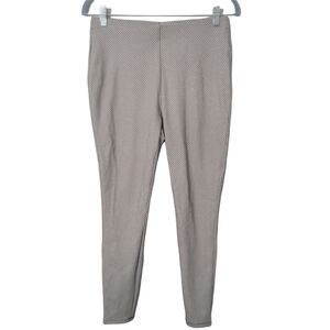 Chicos Black and White Pattern Printed Pull On Ankle Pants